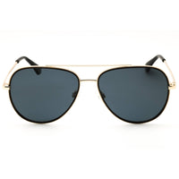 Prive Revaux GLOWIN HOUR/G/S 2M2M9 Men's Black/Gold Metal Full Rim Aviator Sunglasses ,