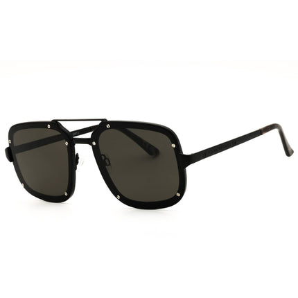 Prive Revaux JET LIFE/S 003IR Men's Matte Black Metal Full Rim Rectangular Sunglasses ,