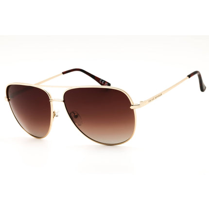 Prive Revaux STUNT MAN/S J5GLA Unisex Gold Metal Full Rim Aviator Sunglasses ,
