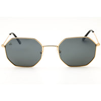 Prive Revaux Unisex Gold Metal Full Rim Octagon Frame Sunglasses - THE HEAT/S J5GXN ,