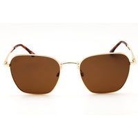 Prive Revaux Women's Gold/Brown Metal Full Rim Rectangular Sunglasses - TIMBER/S 01QSP ,