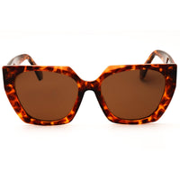 Prive Revaux Women's Havana Plastic Oversized Frame Sunglasses - TROPIC NIGHTS/S 086SP ,