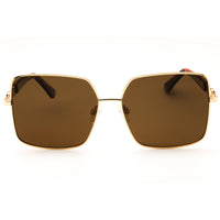 Prive Revaux Women's Gold/Havana Metal Oversized Sunglasses - VIVA LA VIDA/S 06JSP ,