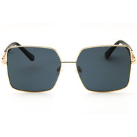 Prive Revaux Women's Gold/Black Metal Full Rim Frame Sunglasses - VIVA LA VIDA/S RHLM9 ,