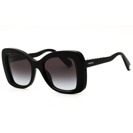 Swarovski Women's Black Acetate Full Rim Oversized Frame Sunglasses - 0SK6062U 10018G ,