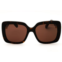 Swarovski Women's Havana Acetate Full Rim Oversized Frame Sunglasses - SK6001 100273 ,