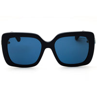 Swarovski Women's Opal Blue Acetate Full Rim Oversized Sunglasses - SK6001 100455 ,