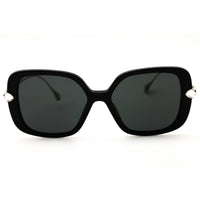 Swarovski Women's Black Acetate Full Rim Oversized Frame Sunglasses - SK6011 103887 ,