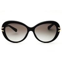 Swarovski Women's Black Acetate Full Rim Oversized Frame Sunglasses - SK6026 100111 ,
