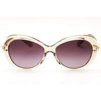 Swarovski Women's Transparent Beige Acetate Oversized Frame Sunglasses - SK6026 30038H ,