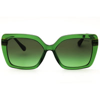Swarovski Women's Milky Green Acetate Full Rim Oversized Sunglasses - SK6049 10812A ,