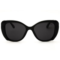 Swarovski Women's Dark Grey Acetate Full Rim Cat Eye Frame Sunglasses - SK6051U 108787 ,