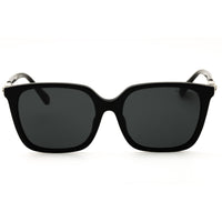 Swarovski Women's Black Acetate Full Rim Rectangular Frame Sunglasses - SK6053D 103887 ,