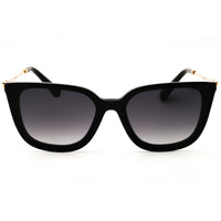 Swarovski Women's Black Acetate Full Rim Rectangular Frame Sunglasses - SK6054D 10018G ,