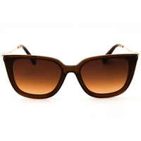 Swarovski Women's Transparent Brown Acetate Full Rim Frame Sunglasses - SK6054D 108474 ,