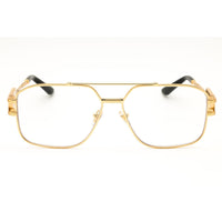 Versace Men's Gold Metal Full Rim Rectangular Shape Frame Eyeglasses - 0VE1302 1002 ,