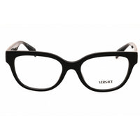 Versace Women's Black Plastic Full Rim Rectangular Frame Eyeglasses - 0VE3338 GB1 ,