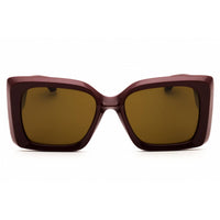 Versace Women's Dark Ruby Plastic Full Rim Oversized Sunglasses - 0VE4467U 546473 ,