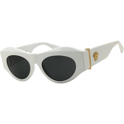 Versace Women's White Acetate Full Rim Cat Eye Frame Sunglasses - 0VE4477U 545987 ,