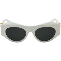 Versace Women's White Acetate Full Rim Cat Eye Frame Sunglasses - 0VE4477U 545987 ,