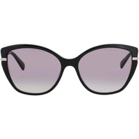 Longchamp LO627S-N 001 Black Women's Cat Eye Acetate Full Rim Sunglasses ,