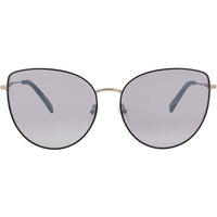 Longchamp LO158S-N 728 Gold/Black Full Rim Cat Eye Metal Women's Sunglasses ,