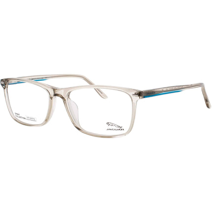 Jaguar JG31521 6381 Men's Rectangular Full Rim Acetate Frame Eyeglasses in Matte Grey ,