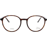 Jaguar JG31523 8940 Men's Round Shape Full Rim Acetate Frame Eyeglasses in Matte Brown ,