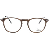 Jaguar JG32707 5100 Men's Square Full Rim Acetate Frame Eyeglasses in Bluish Brown ,