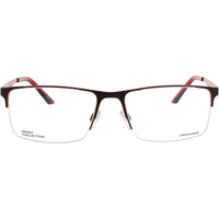 Jaguar JG33631 4100 Men's Rectangular Shape Half Rim Metal Eyeglasses in Matte Green ,