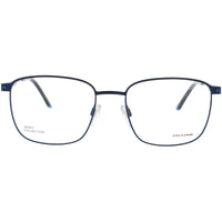 Jaguar JG33637 3100 Men's Square Shape Full Rim Metal Frame Eyeglasses in Matte Blue ,