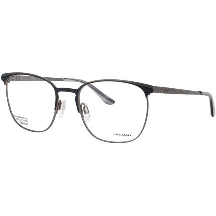 Jaguar JG35604 6500 Men's Cat Eye Shape Full Rim Titanium Frame Eyeglasses in Grey ,