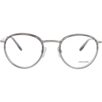 Jaguar JG33724 5184 Men's Oval Shape Full Rim Metal Frame Eyeglasses in Matte Grey ,