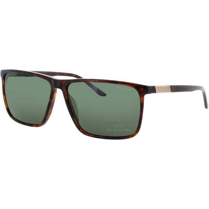 Jaguar JG37123 8940 Men's Square Full Rim Acetate Frame Sunglasses in Matte Brown ,