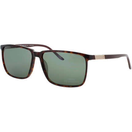 Jaguar JG37124 8940 Men's Square Full Rim Acetate Frame Sunglasses in Matte Brown ,