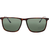 Jaguar JG37204 8940 Men's Square Full Rim Acetate Frame Sunglasses in Matte Brown ,