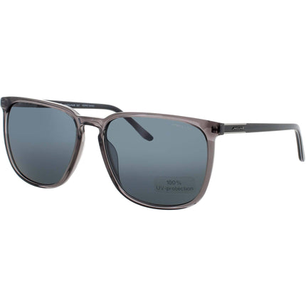 Jaguar JG37205 5206 Men's Square Shape Full Rim Acetate Frame Sunglasses in Matte Grey ,