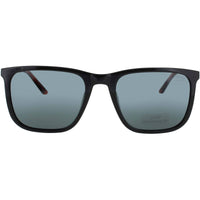 Jaguar Men's Matte Black Acetate Full Rim Rectangular Frame Sunglasses - JG37261 8840 ,