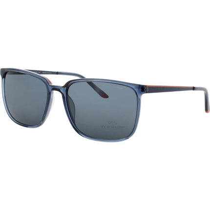 Jaguar Men's Matte Blue Acetate Full Rim Rectangular Frame Sunglasses - JG37263 5313 ,