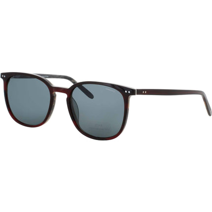 Jaguar Men's Matte Red Acetate Full Rim Round Shape Frame Sunglasses - JG37284 5284 ,