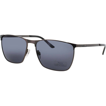 Jaguar Men's Matte Grey Metal Full Rim Rectangular Frame Sunglasses - JG37367 4200 ,