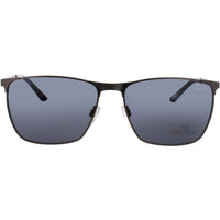 Jaguar Men's Matte Grey Metal Full Rim Rectangular Frame Sunglasses - JG37367 4200 ,