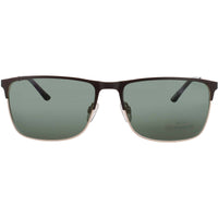 Jaguar Men's Shiny Gold Metal Full Rim Rectangular Frame Sunglasses - JG37368 6000 ,