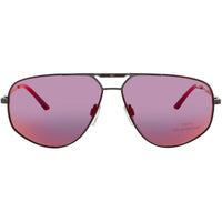 Jaguar Men's Matte Grey Metal Full Rim Aviator Shape Frame Sunglasses - JG37503 4200 ,