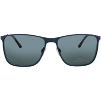 Jaguar Men's Matte Blue Metal Full Rim Rectangular Frame Sunglasses - JG37506 3100 ,