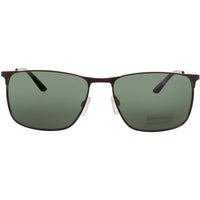 Jaguar Men's Matte Red Metal Full Rim Rectangular Frame Sunglasses - JG37369 2100 ,