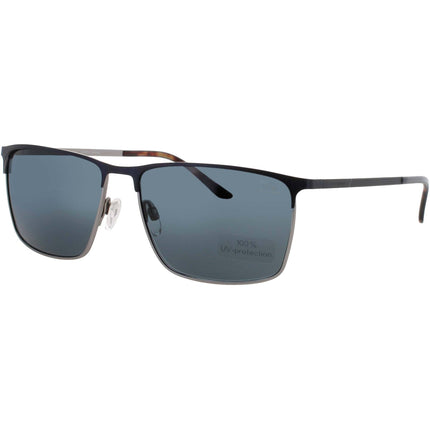 Jaguar Men's Matte Blue Metal Full Rim Rectangular Frame Sunglasses - JG37370 3100 ,