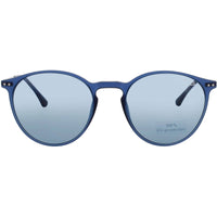 Jaguar Men's Matte Blue Acetate Full Rim Round Shape Frame Sunglasses - JG37621 3100 ,
