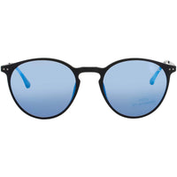 Jaguar Men's Bluish Black Acetate Full Rim Round Frame Sunglasses - JG37621 6100 ,