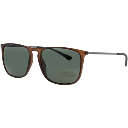 Jaguar Men's Brown Plastic Full Rim Rectangular Frame Sunglasses - JG37622 5100 ,